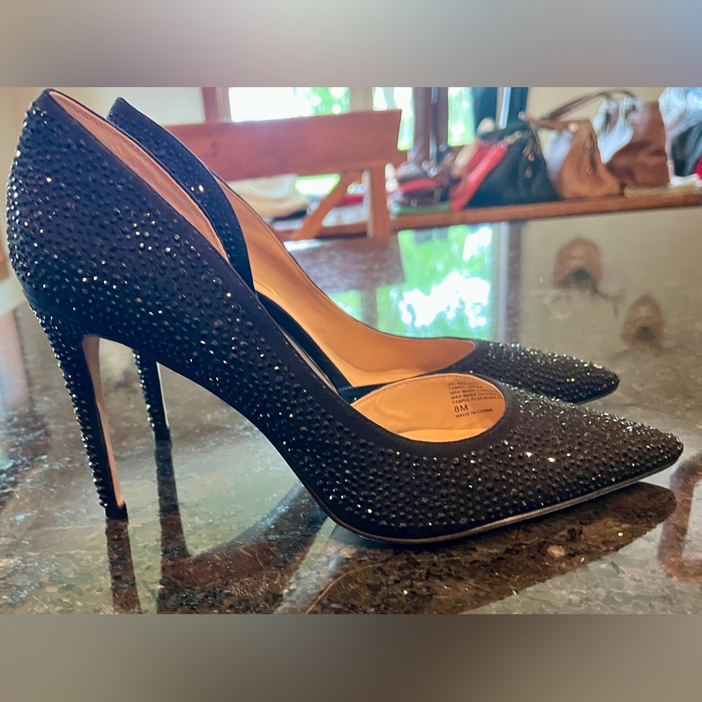 INC International Concepts Black Heels Classic Design